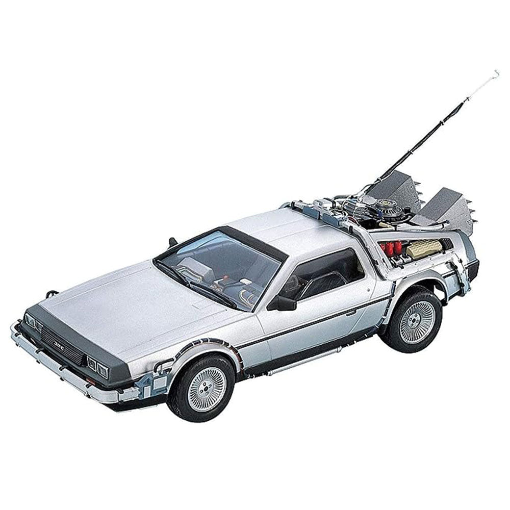 Aoshima de volta ao futuro modelo DeLorean 1/24