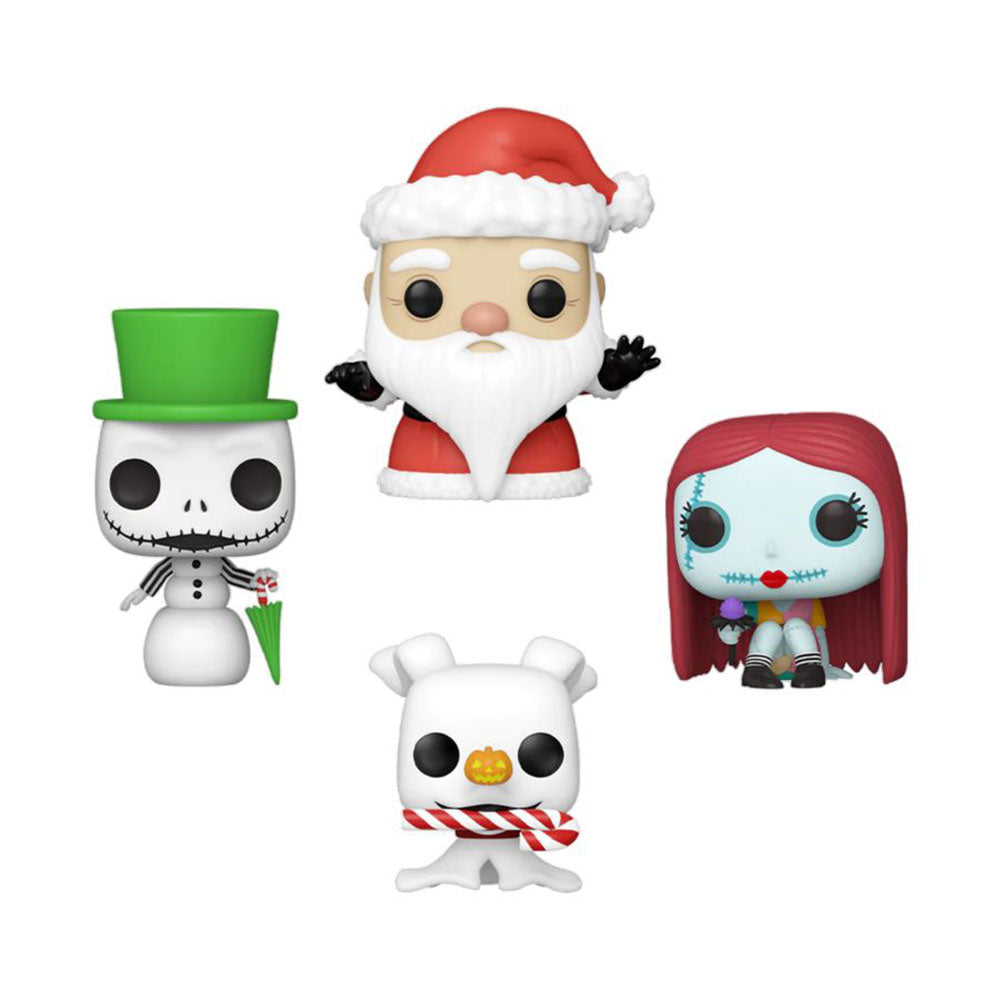 Nightmare Before Christmas Tree Holiday US Pocket Pop! 4pk