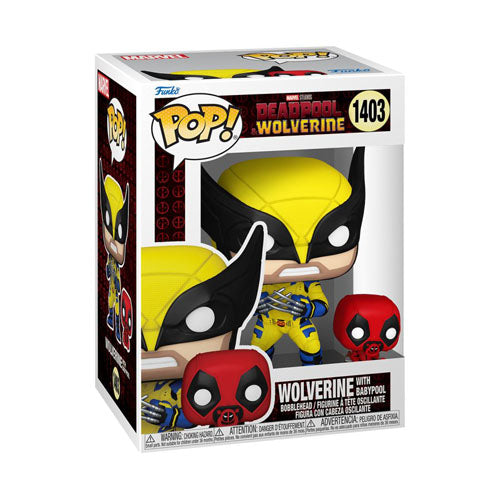 Deadpool 3 Wolverine with Babypool Pop! Vinyl