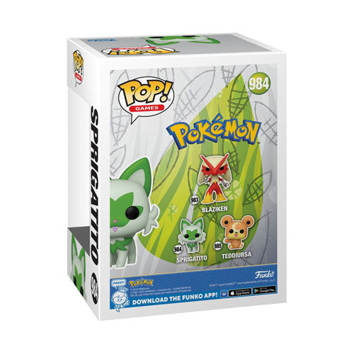 Pokemon Sprigatito Pop! Vinyl