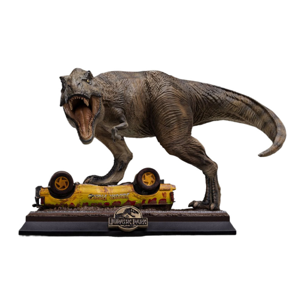 Jurassic Park T-Rex Attack Icons Statue