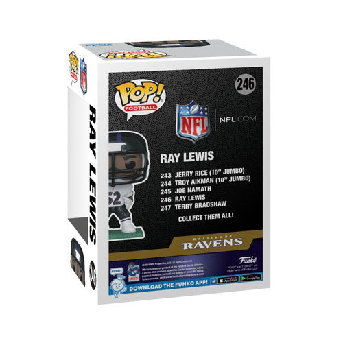 NFL Legends: Ravens Ray Lewis Pop! Vinyl