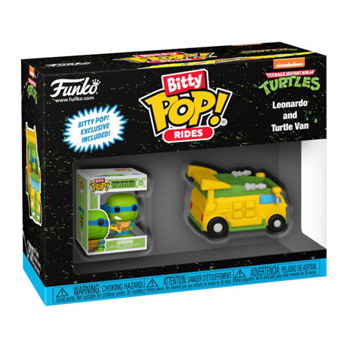 TMNT Leonardo with Van Bitty Pop! Ride