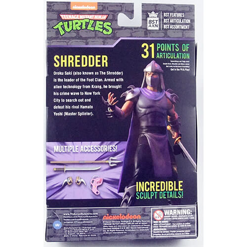 TMNT Shredder 5" BST AXN Figure