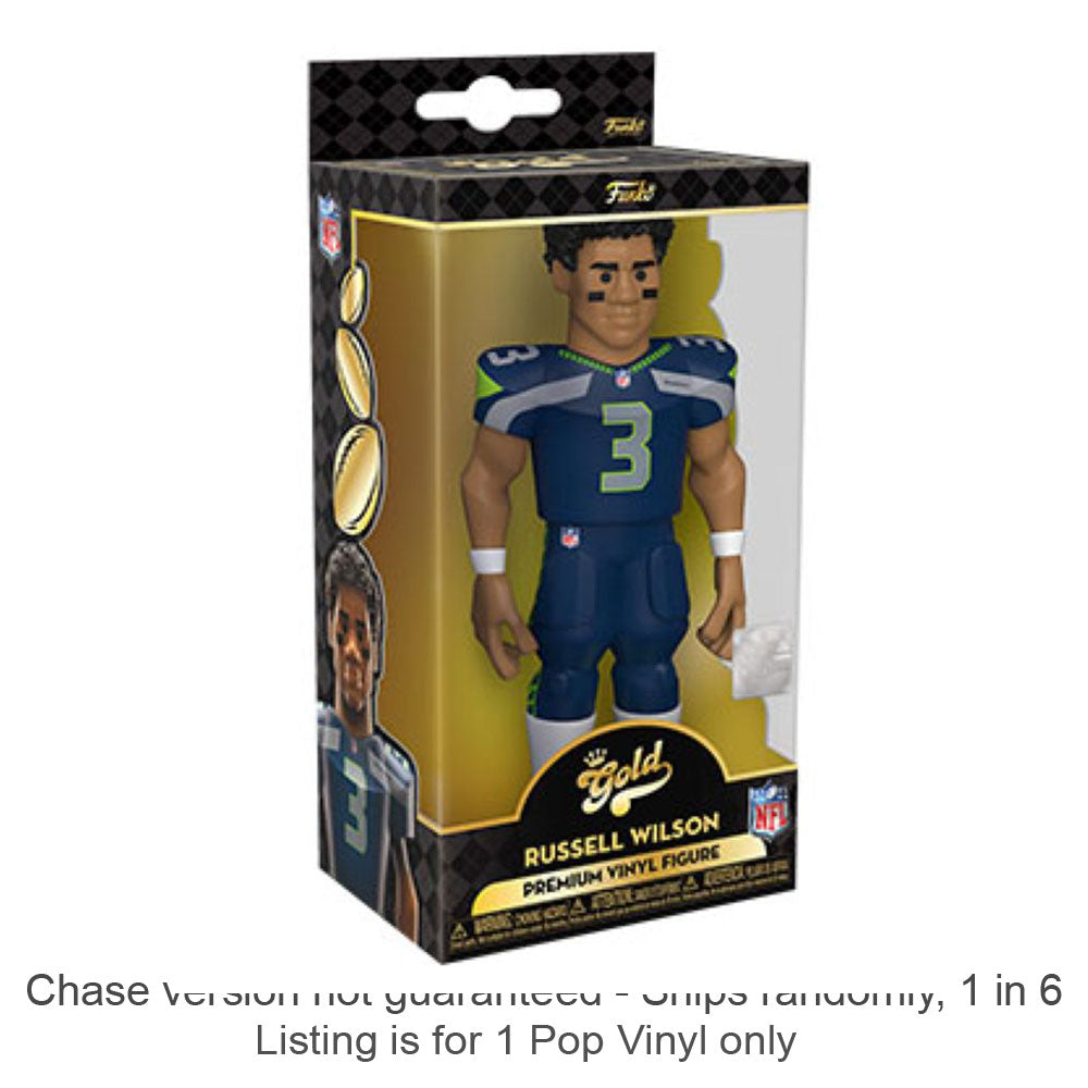 NFL Russel Wilson Vinyl Gold Chase Ships 1 sur 6