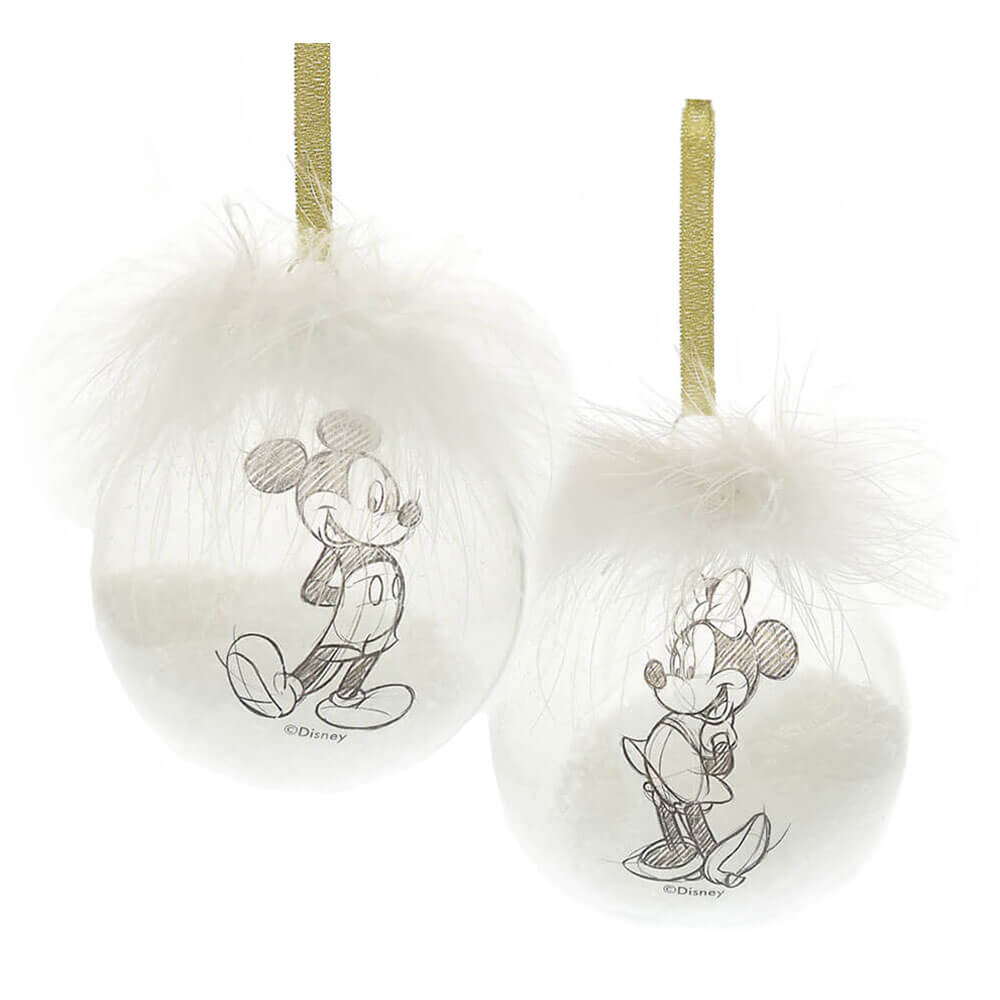 Set di palline di Natale da collezione Disney