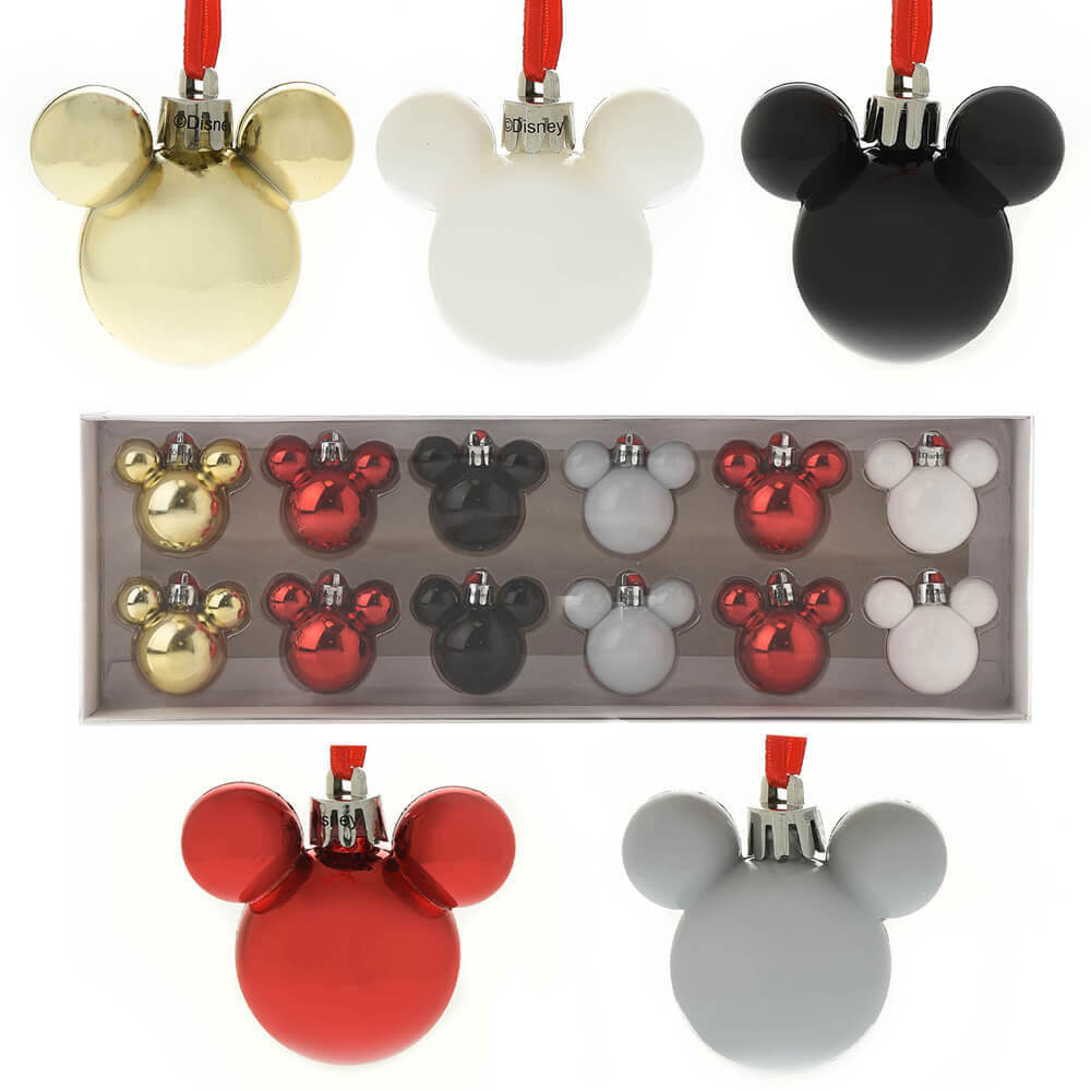 Disney Weihnachts-Mickey-Kugeln (12er-Set)