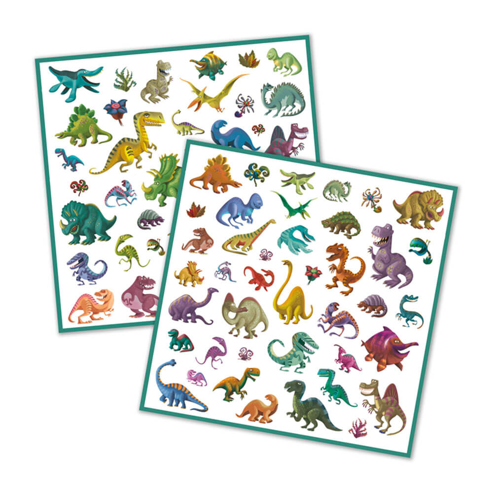 DJECO -stickers Set 160pcs ingesteld