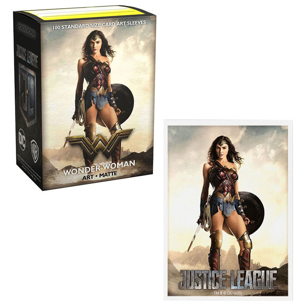 Boîte à manches de cartes de Justice League de 100