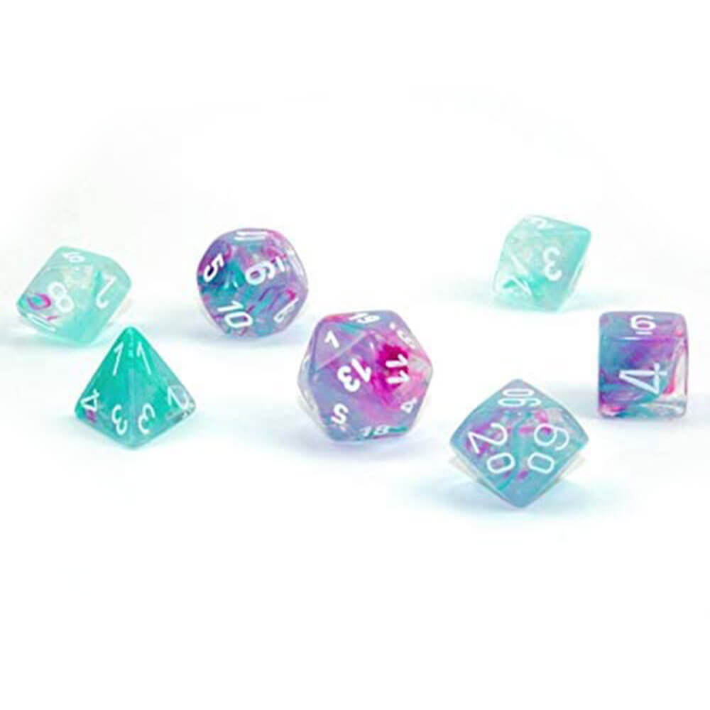 Nebula polyhedral luminary die set of 7