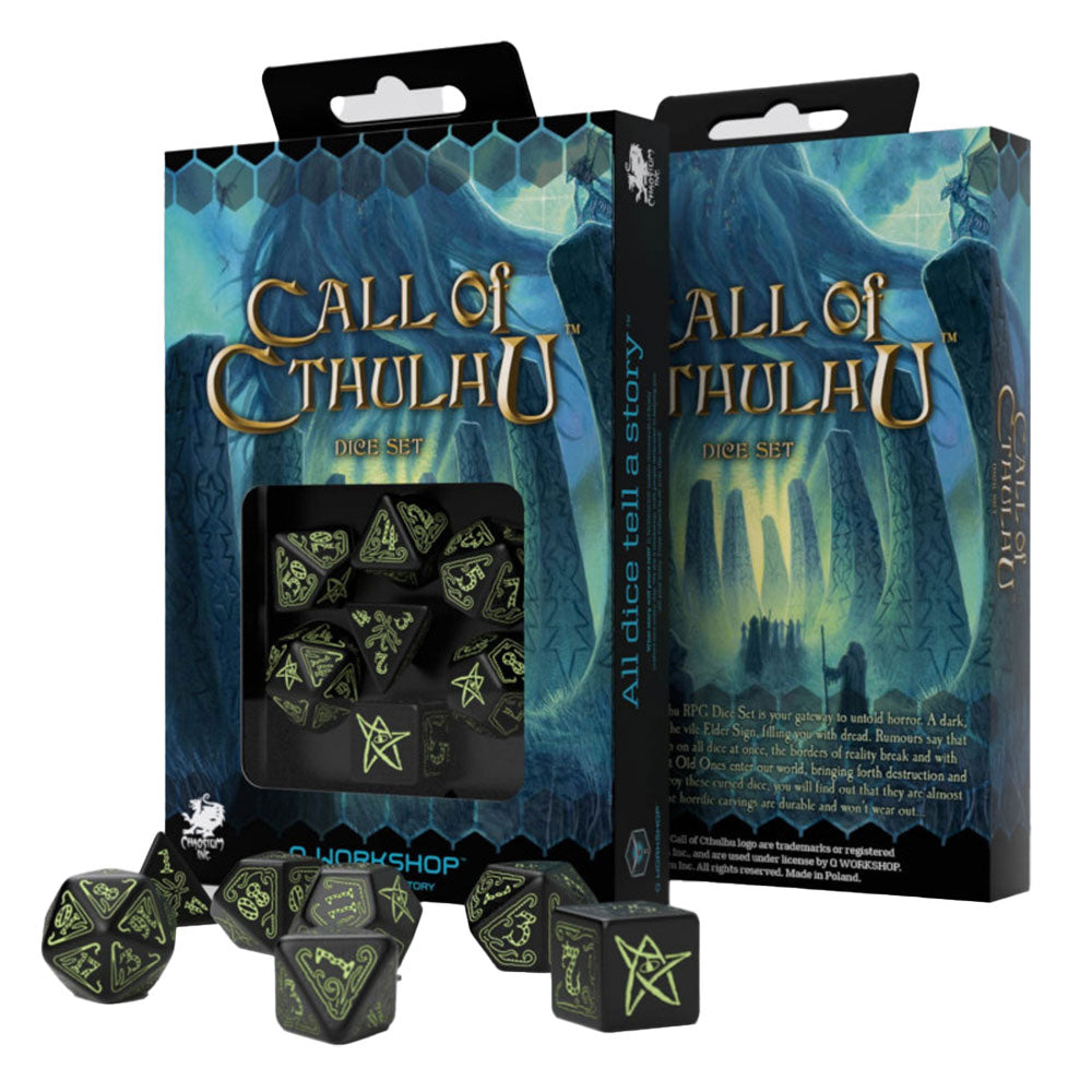 Q Call Workshop Call of Cthulhu Dice Set 7pcs