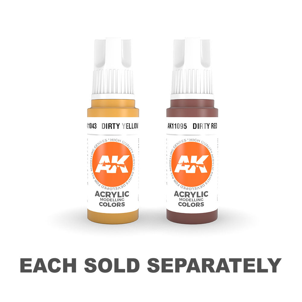 AK Interactive 3Gen Dirty Acrylic Paint 17mL