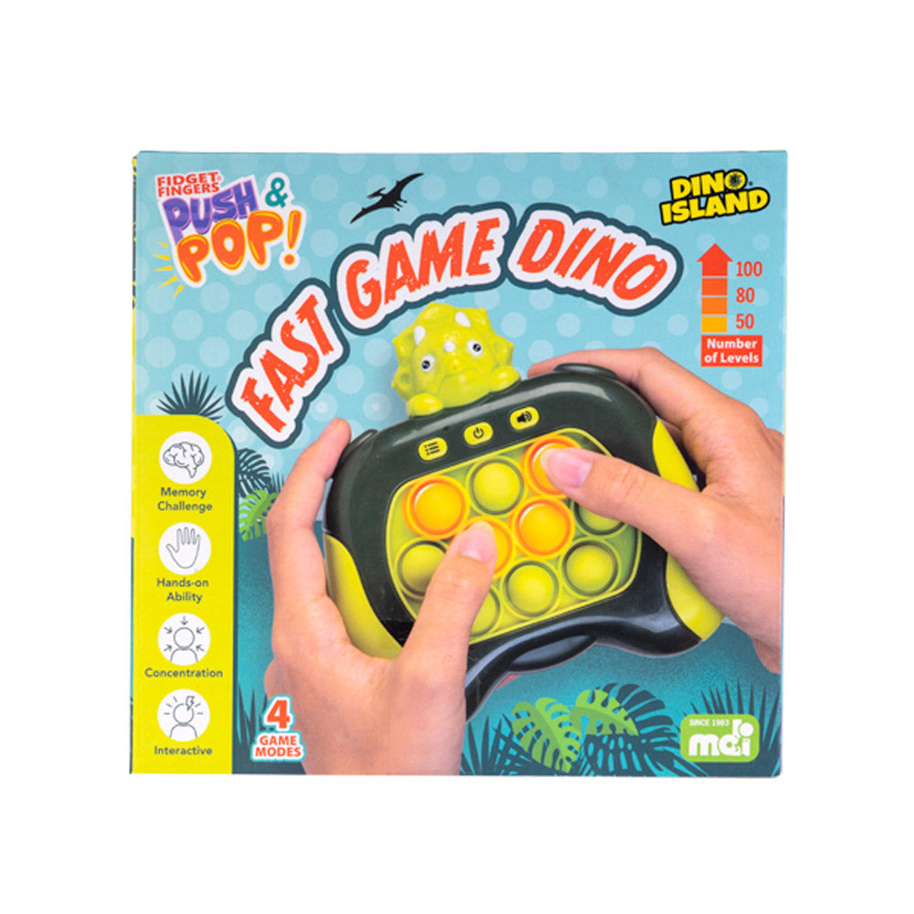 Dino Island Push and Pop Fast Memory Game