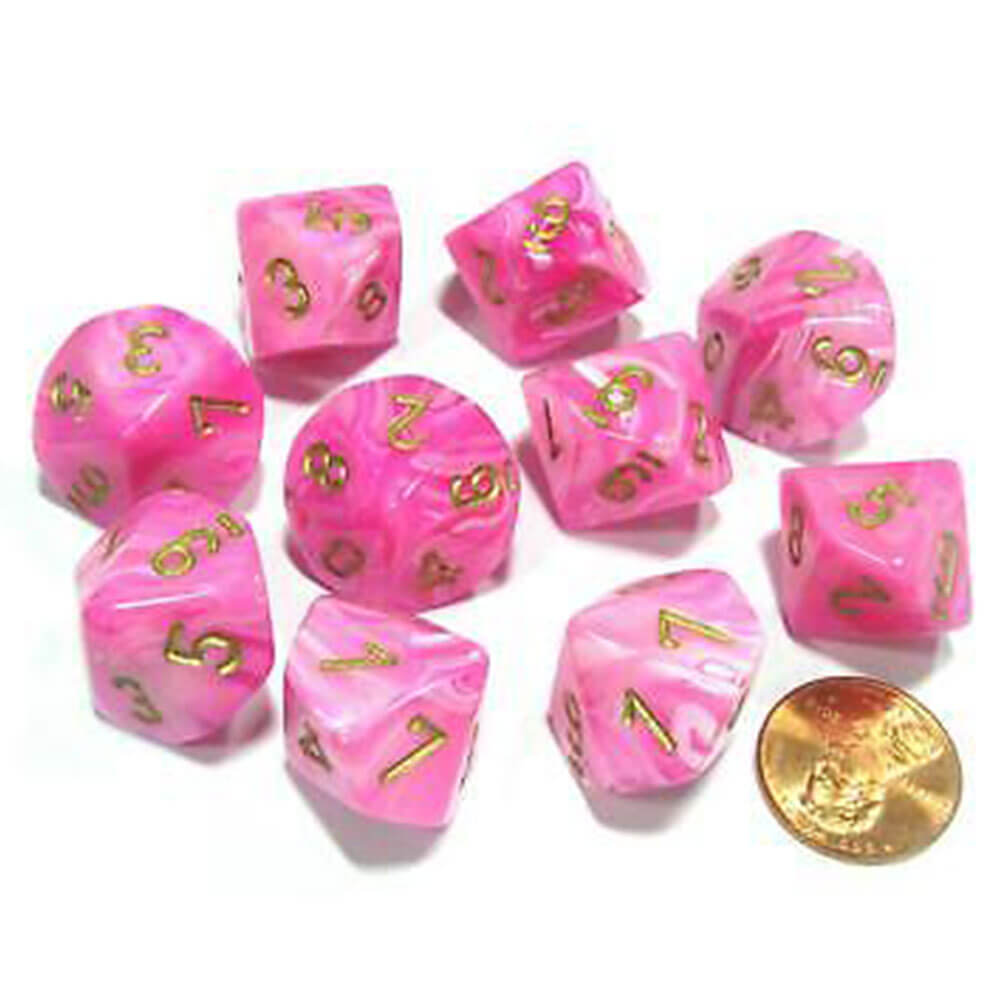 Set Vortex à 10 die Polyédrique de Chessex D10