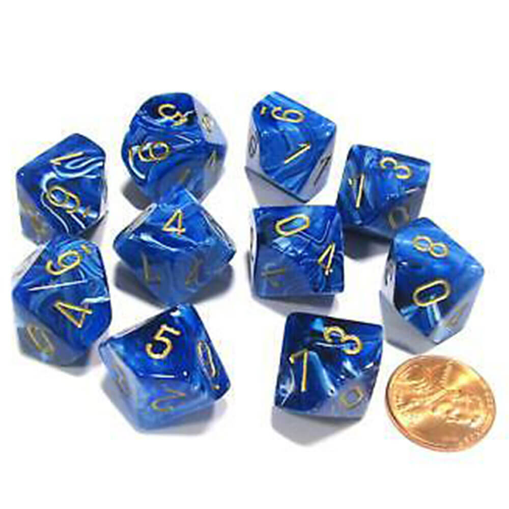 Set Vortex à 10 die Polyédrique de Chessex D10