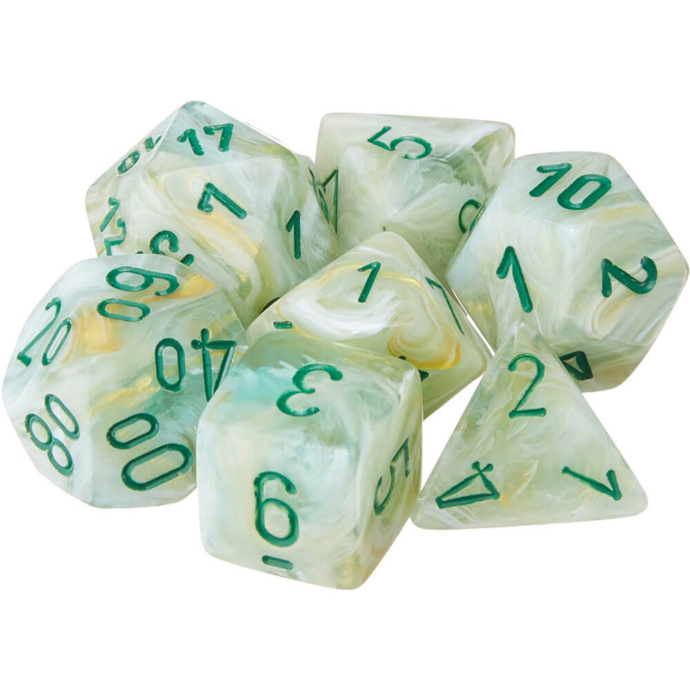 Set di marmo Polyedrico di Chessex Polichedral 7-Die