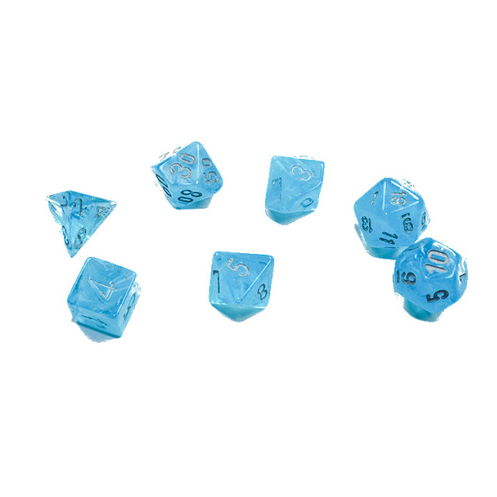 Chessex Gemini Steel Mini-Polyhedral 7-Dieセット