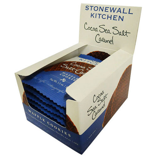 Stonewall Kitchen Cocoa Sea Salt Caramel Waffle Cookie 8pcs