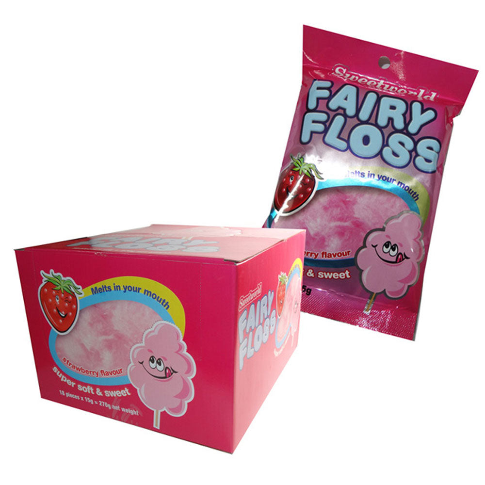 Sweetworld Fairy Floss Packets (18x15g)