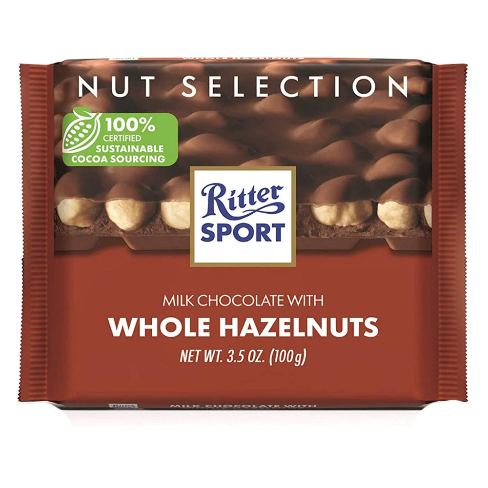 Ritter Spor Whole Hazelnut Bars (10x100g)