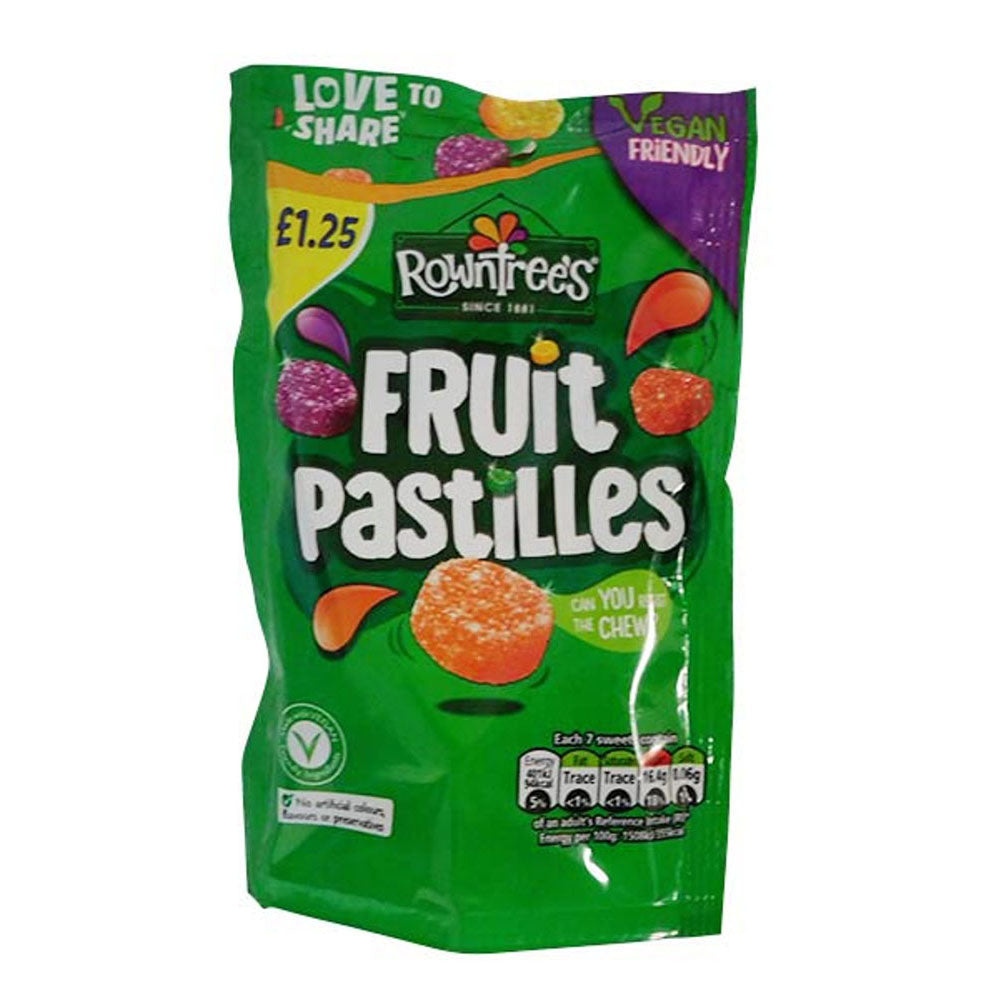 Rowntrees frukt pastilles pose