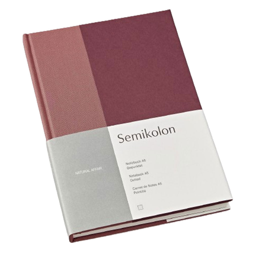 Semikolon punteggiato A5 Notebook