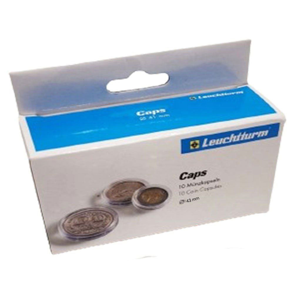 Leuchtturm Coin Capsules 10pk（サイズ40-49から）