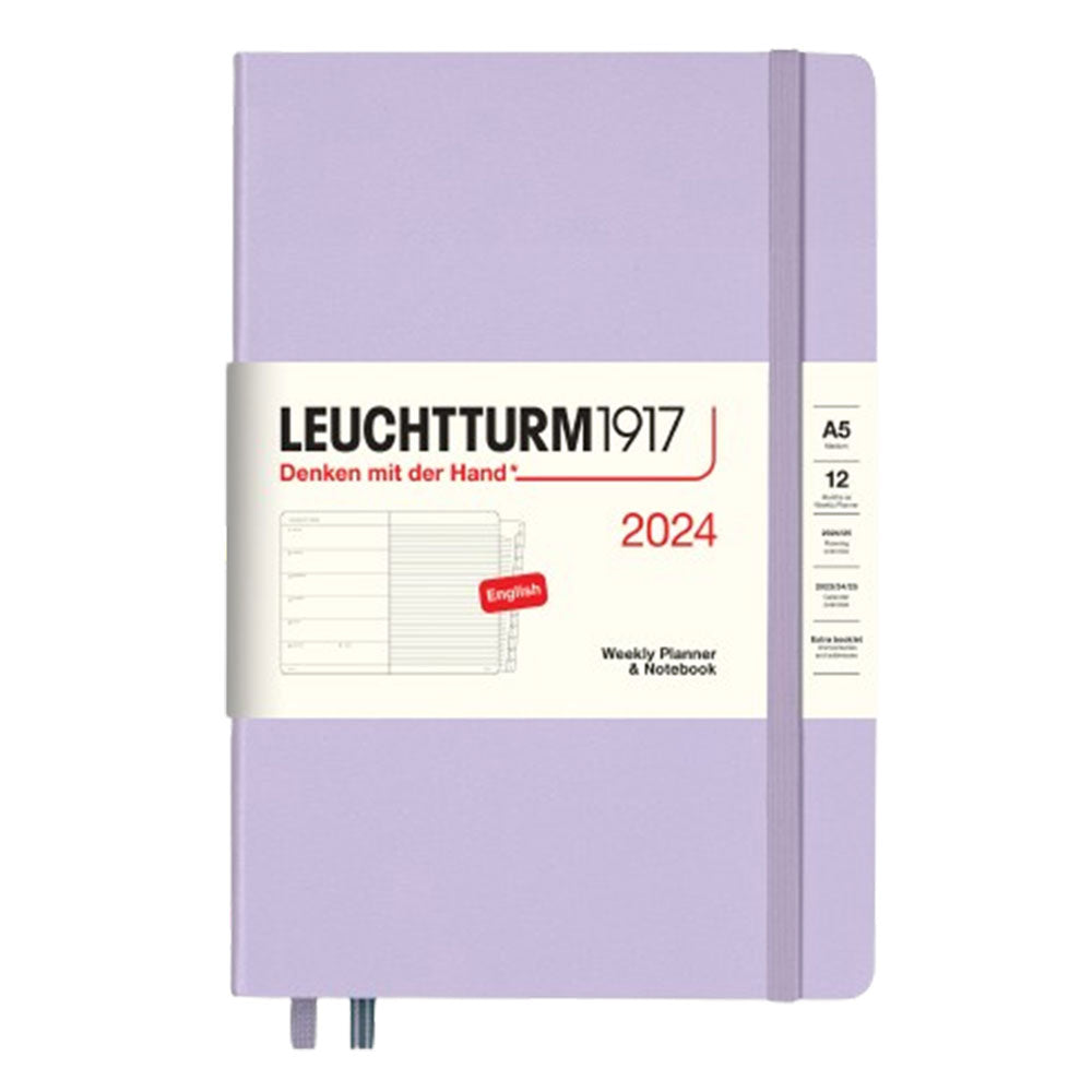 2024 A5 Week Planner & Notebook med hefte