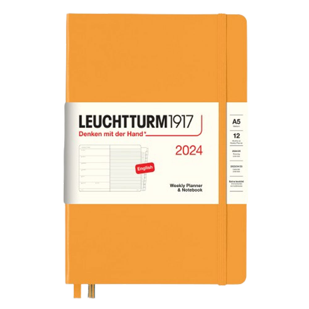 2024 A5 Week Planner & Notebook med hefte