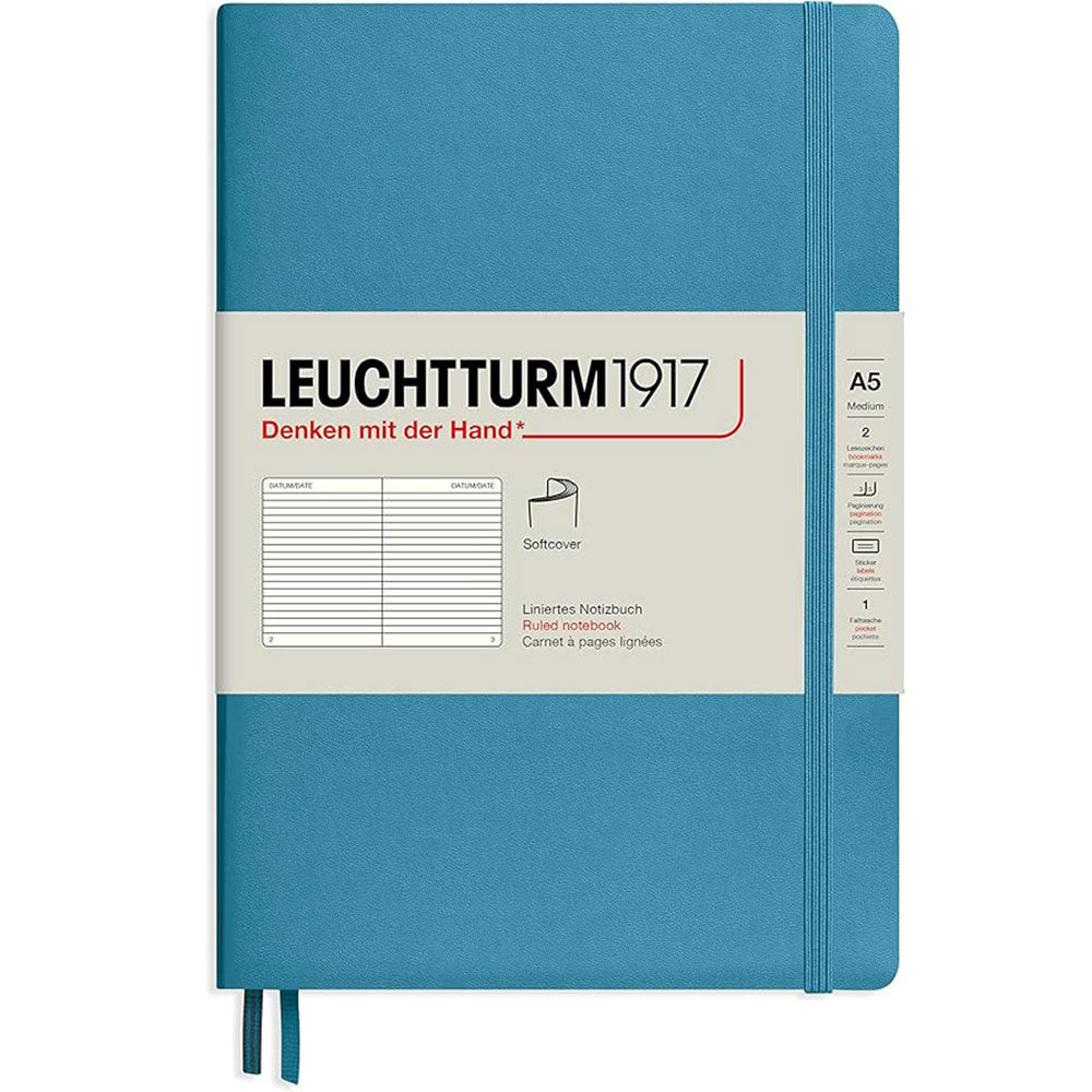 Leuchtturm softcover styrede notebook A5