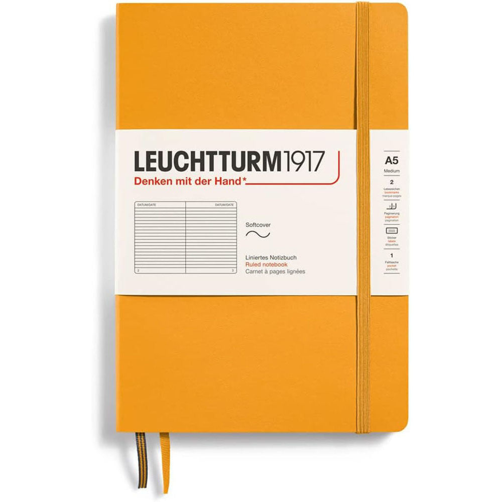 Leuchtturm softcover styrede notebook A5