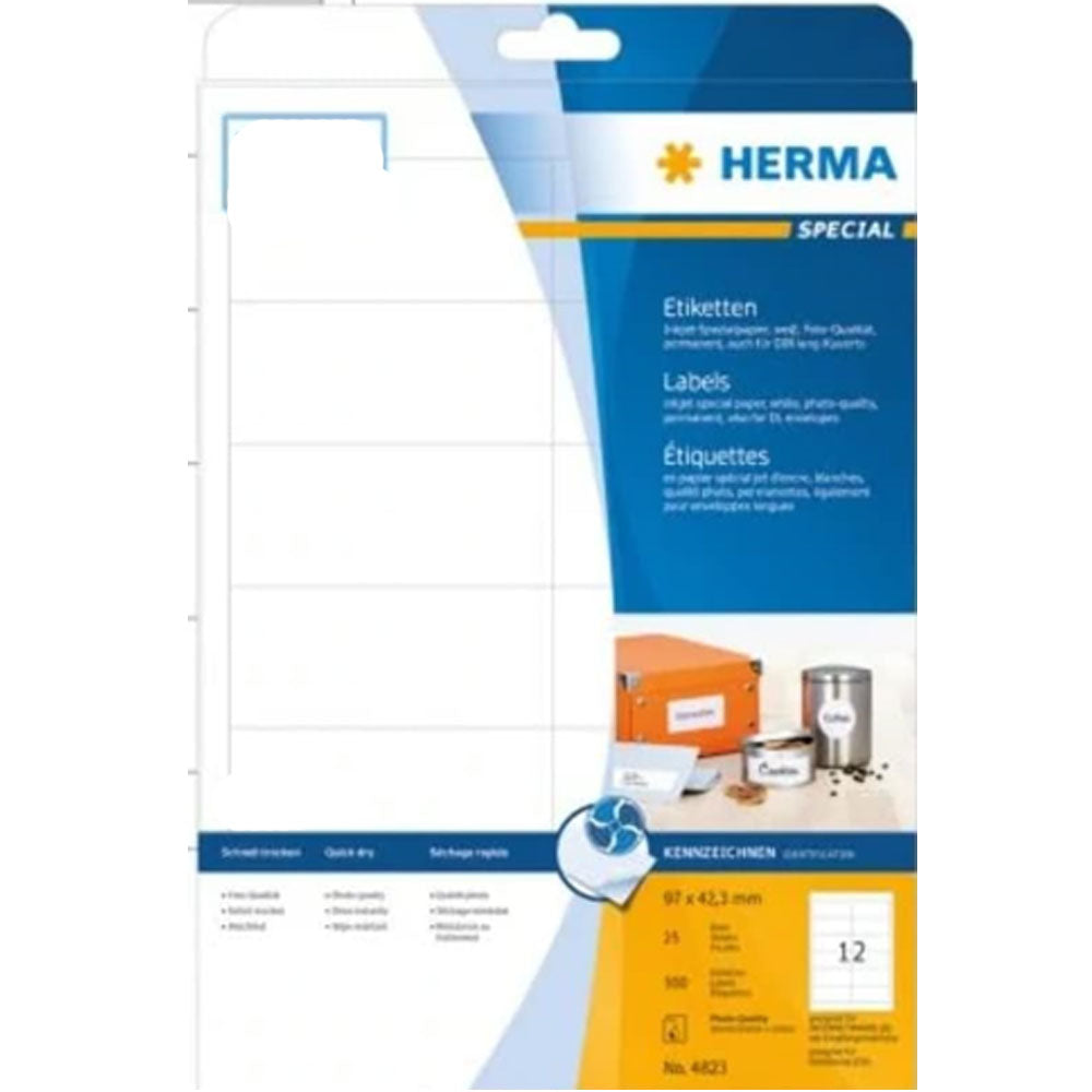 Herma Inkjet Labels A4 25pc