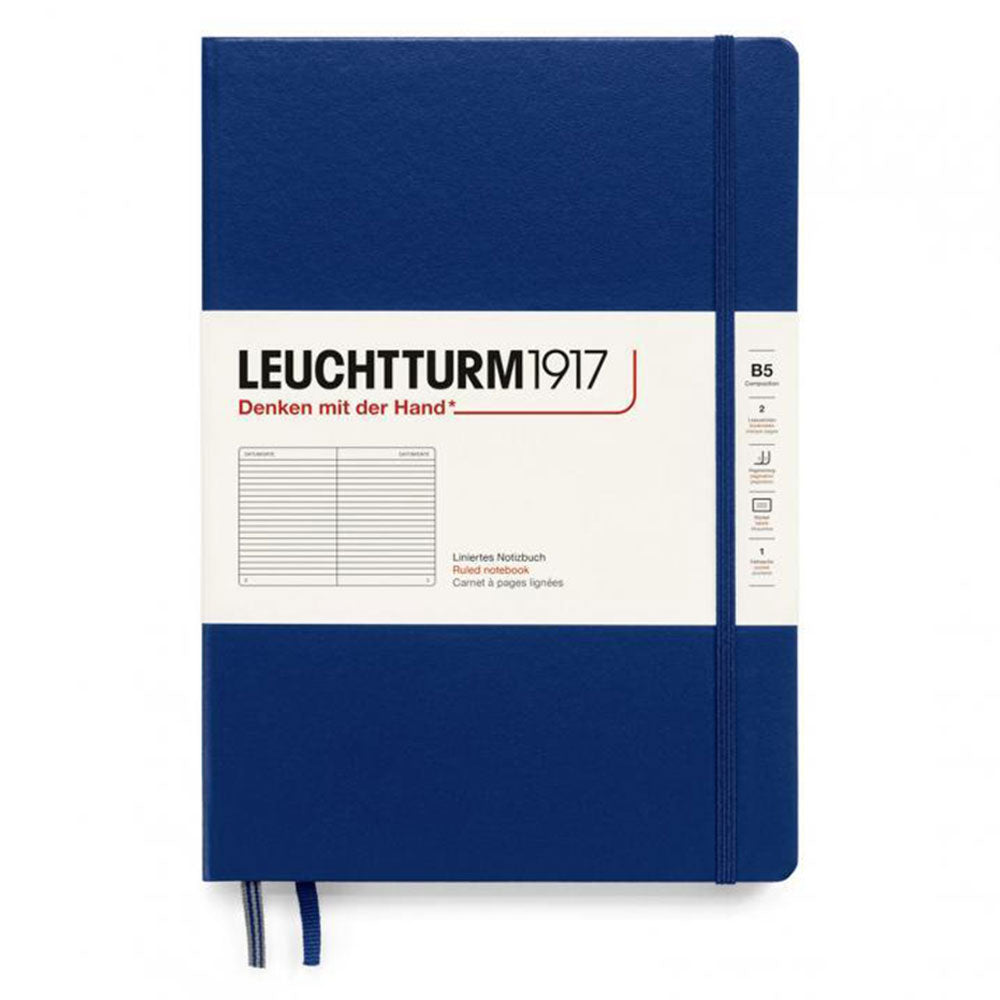 Leuchtturm HC Composition styrde anteckningsbok B5