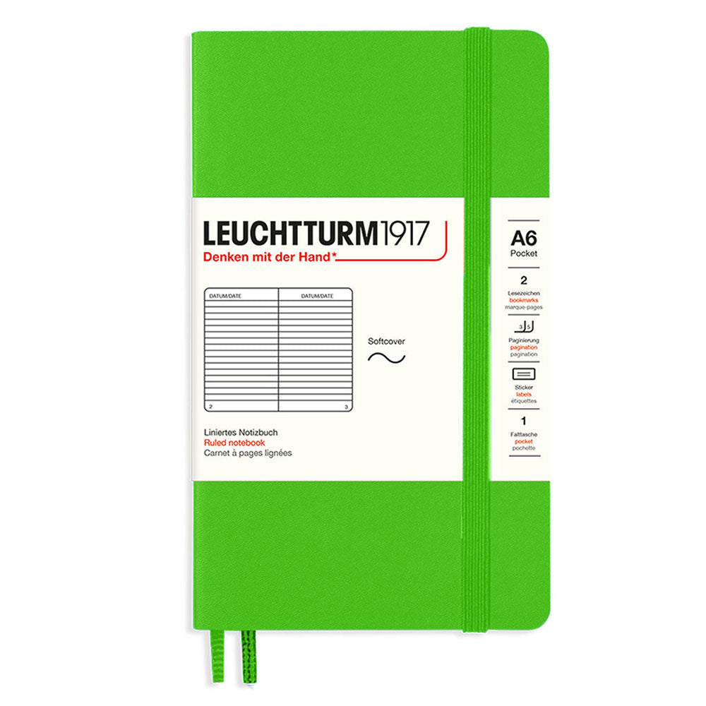 Leuchtturm Softcover Ruled Notebook A6