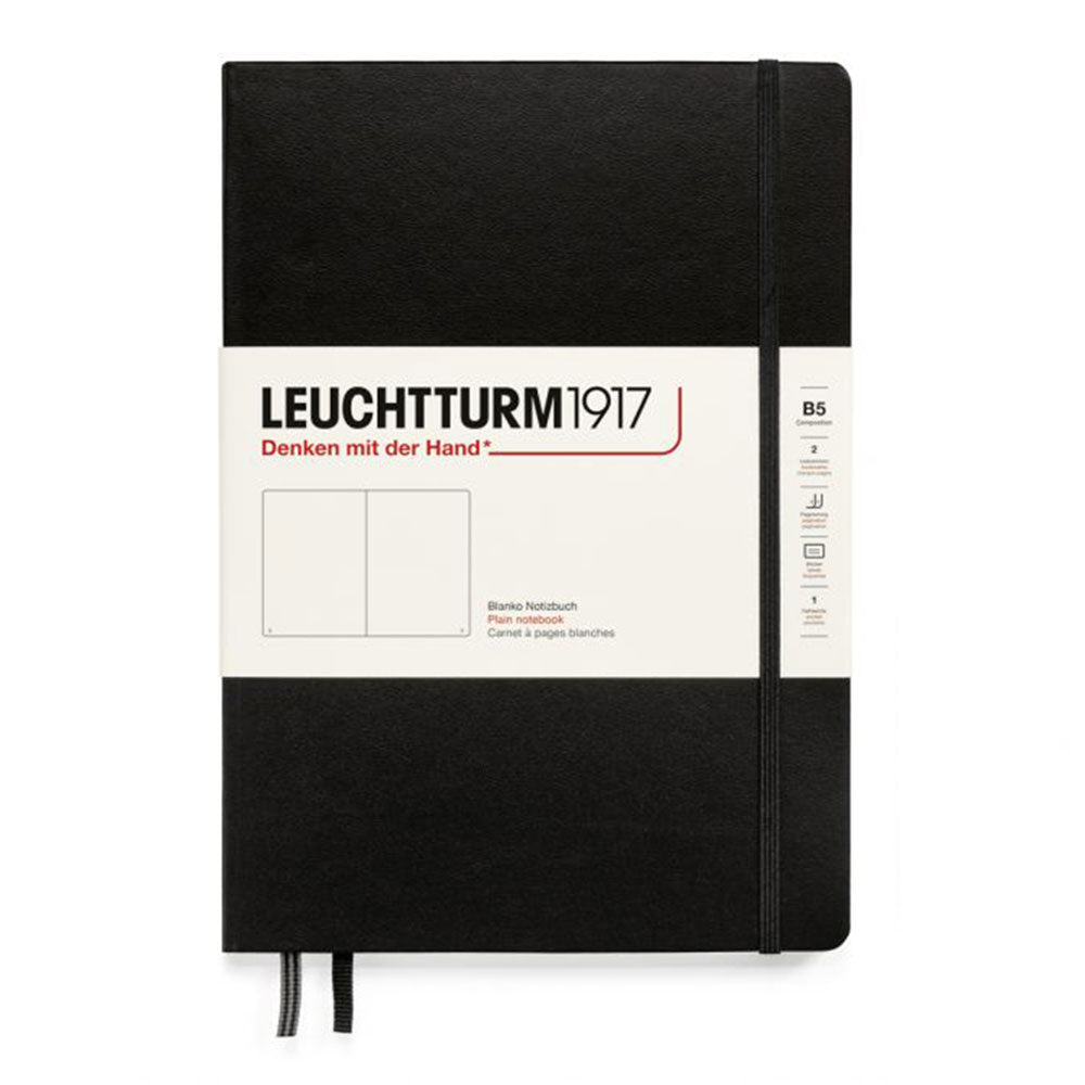 Leuchtturm HC -komposition almindelig notebook B5