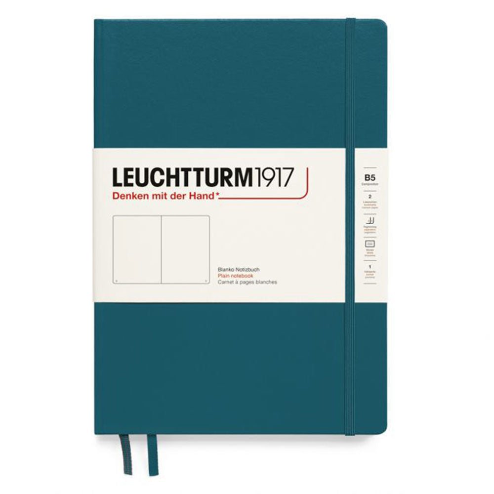 Leuchtturm HC -komposition almindelig notebook B5