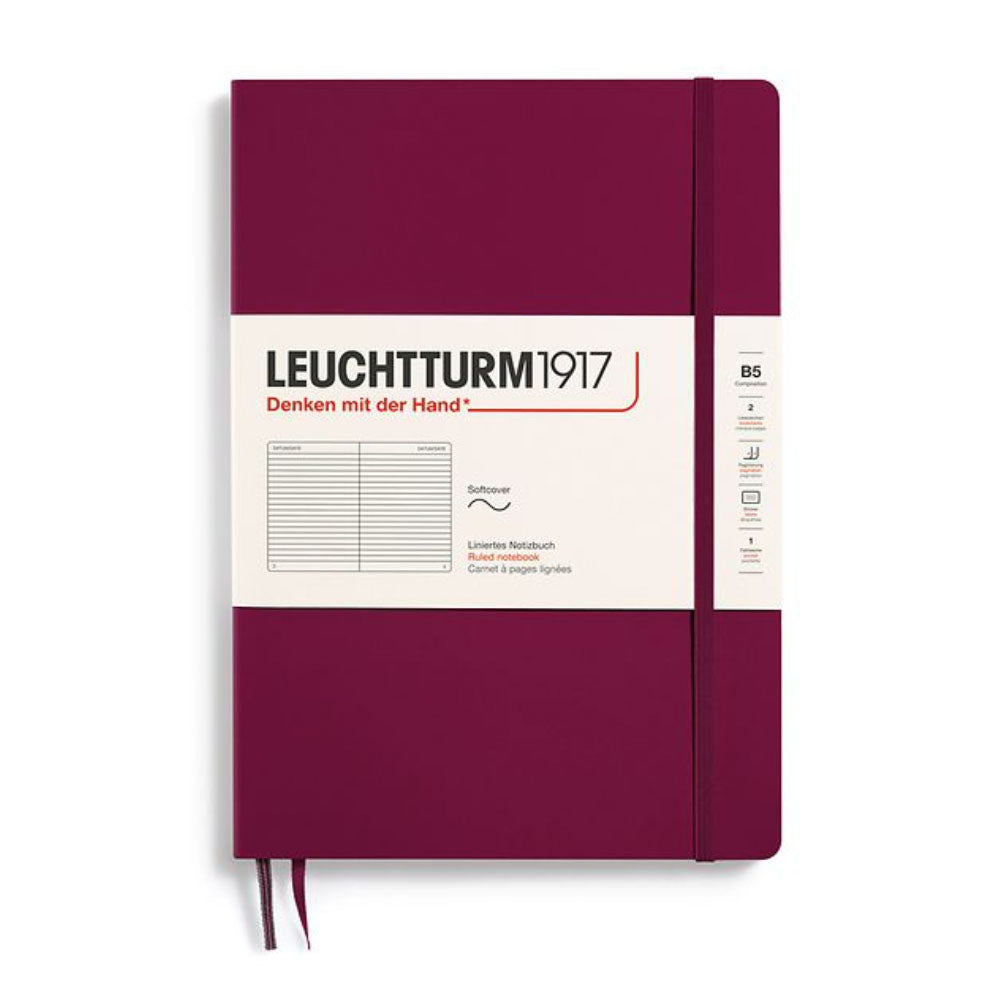 Leuchtturm SC -komposition styrede notesbog B5