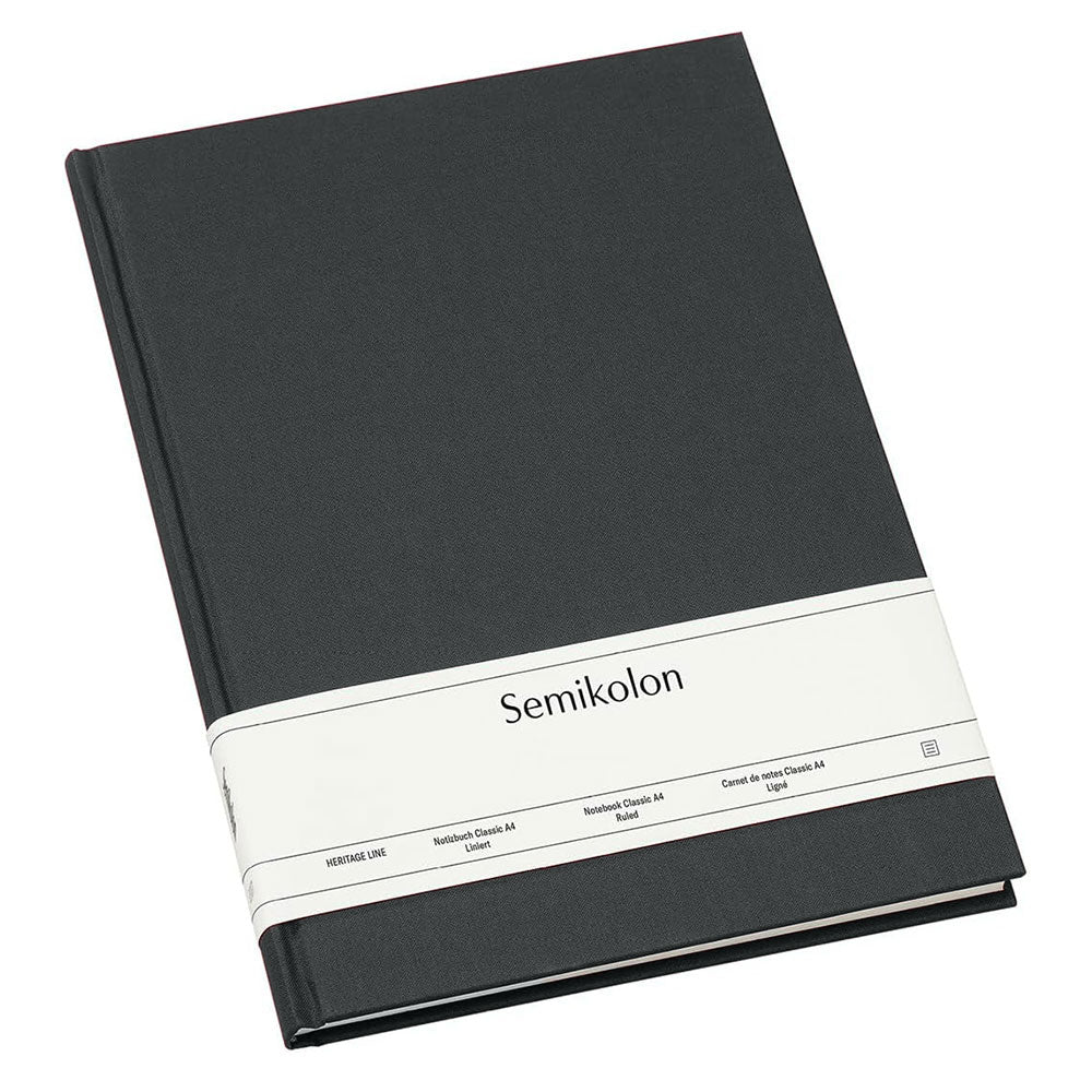 Semikolon Classic styrede notebook A4