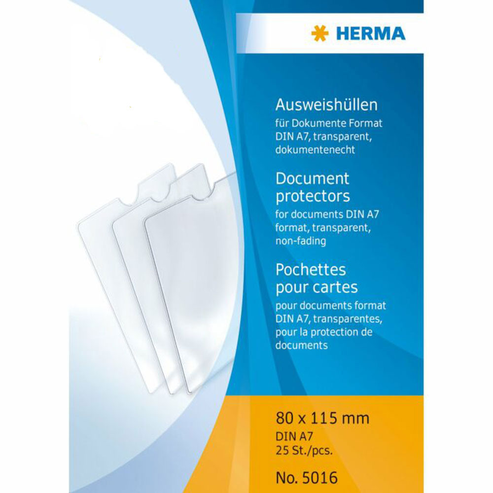 Herma Document Protectory 25pk