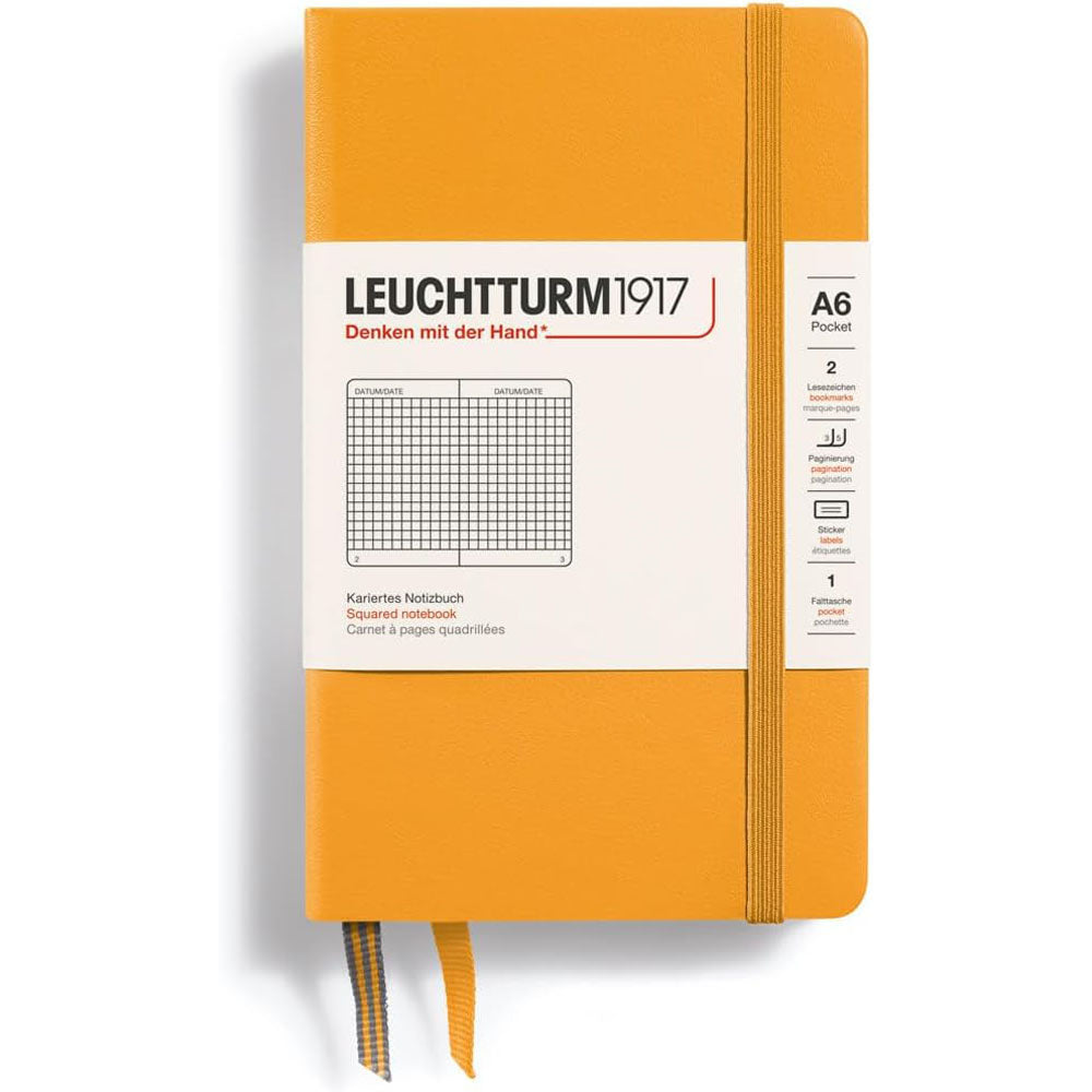 Leuchtturm inbunden kvadratbok A6