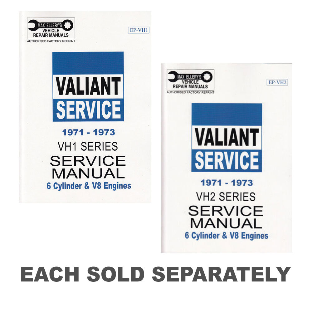 Valiant 1971-1973 VH Series Service Manual