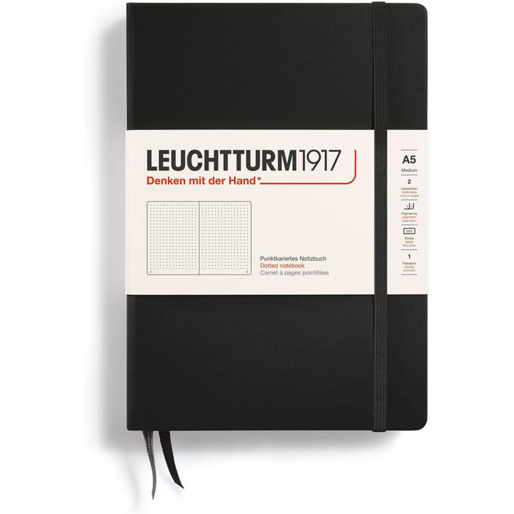 Leuchtturm Hardcover prikket notebook A5