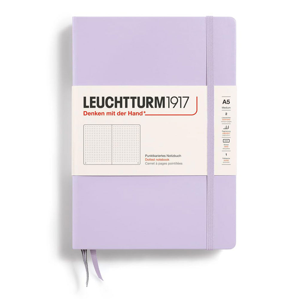 Leuchtturm inbunden prickad anteckningsbok A5