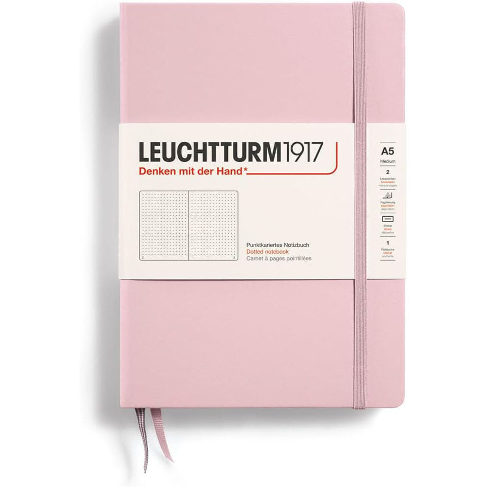 Leuchtturm inbunden prickad anteckningsbok A5