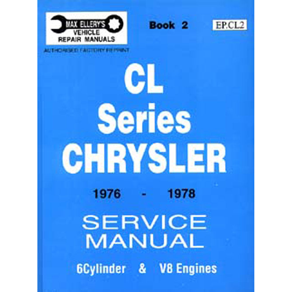 Valiant CL-serien Chrysler 1976-1978 Servicemanual