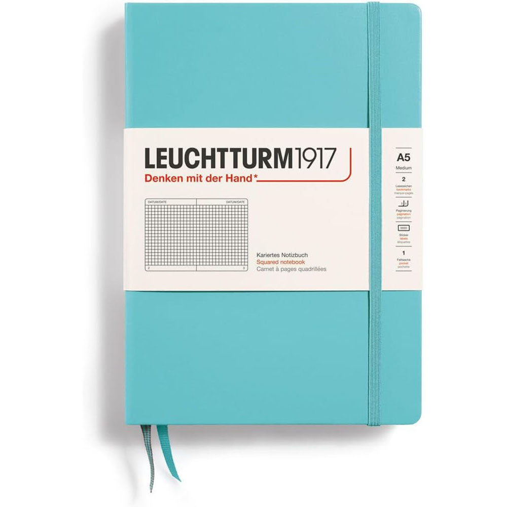 leuchtturmハードカバー四角ノートブックA5（青）