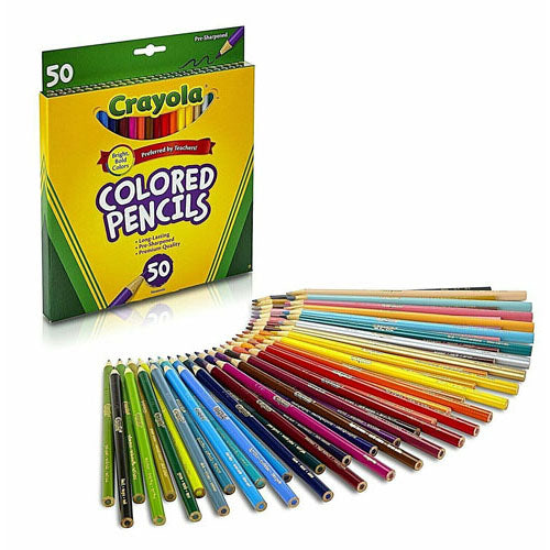 Crayola Coloured Pencils 50pcs