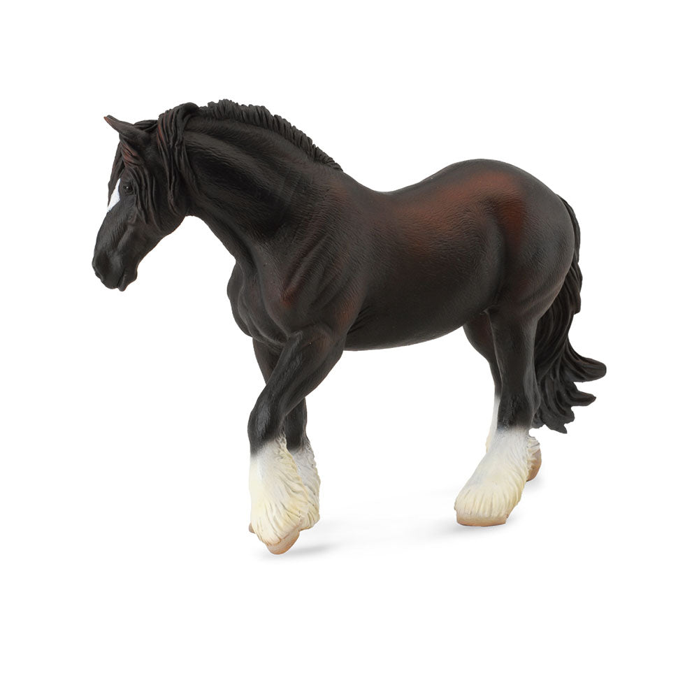 Collecta Shire Horse Mare Figur (ekstra stor)