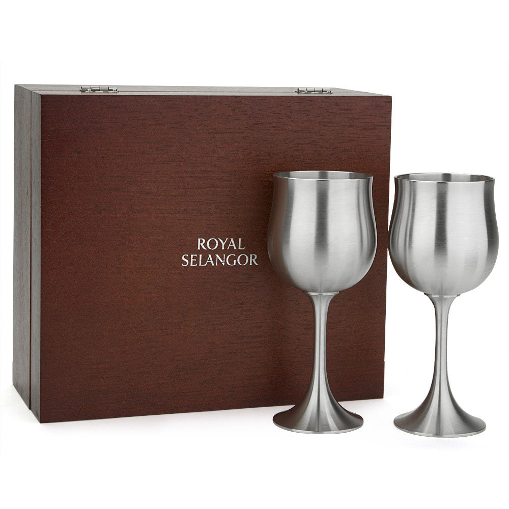 Royal Selangor Wine Goblet med presentförpackning (uppsättning av 2)