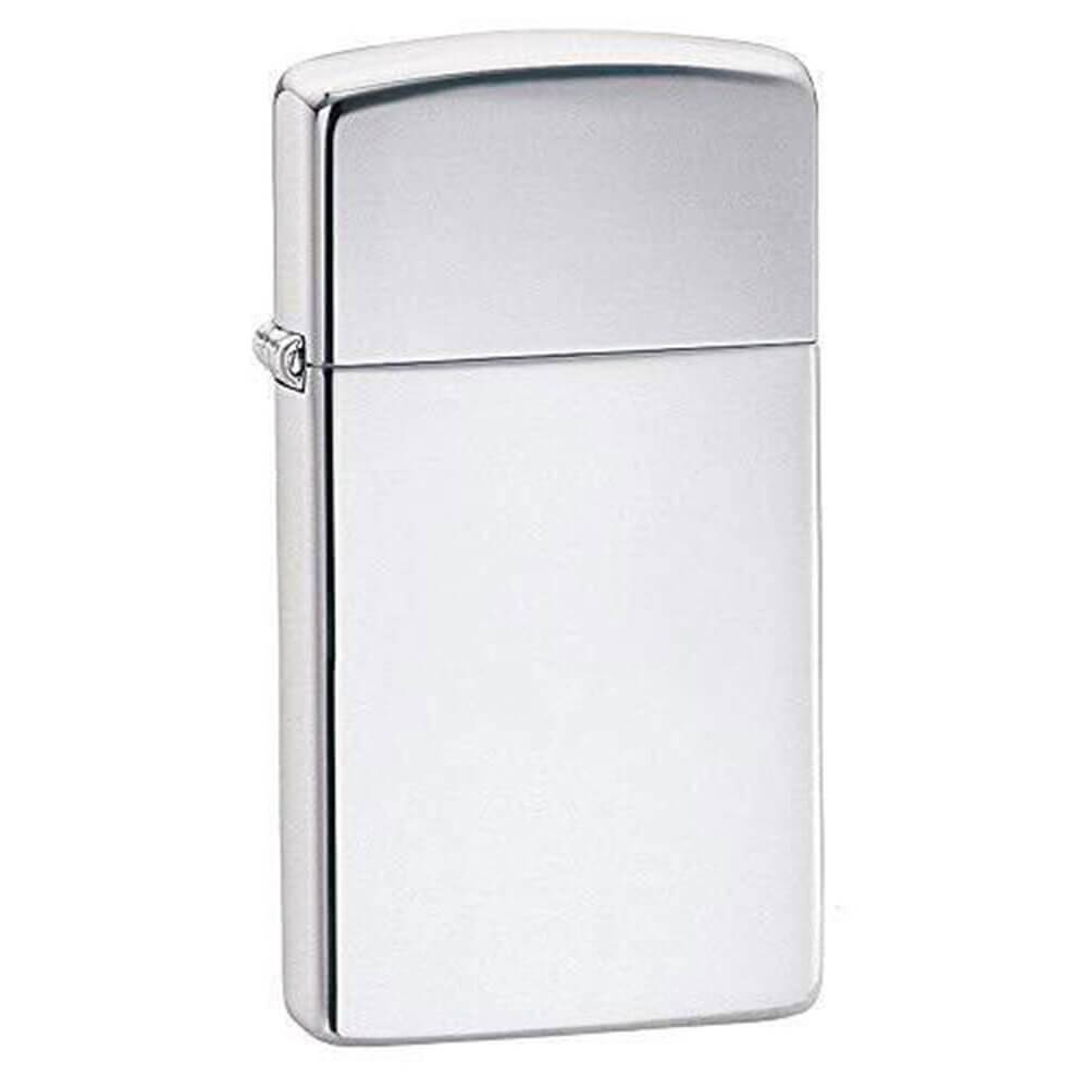 Zippo krom finish slank lettere